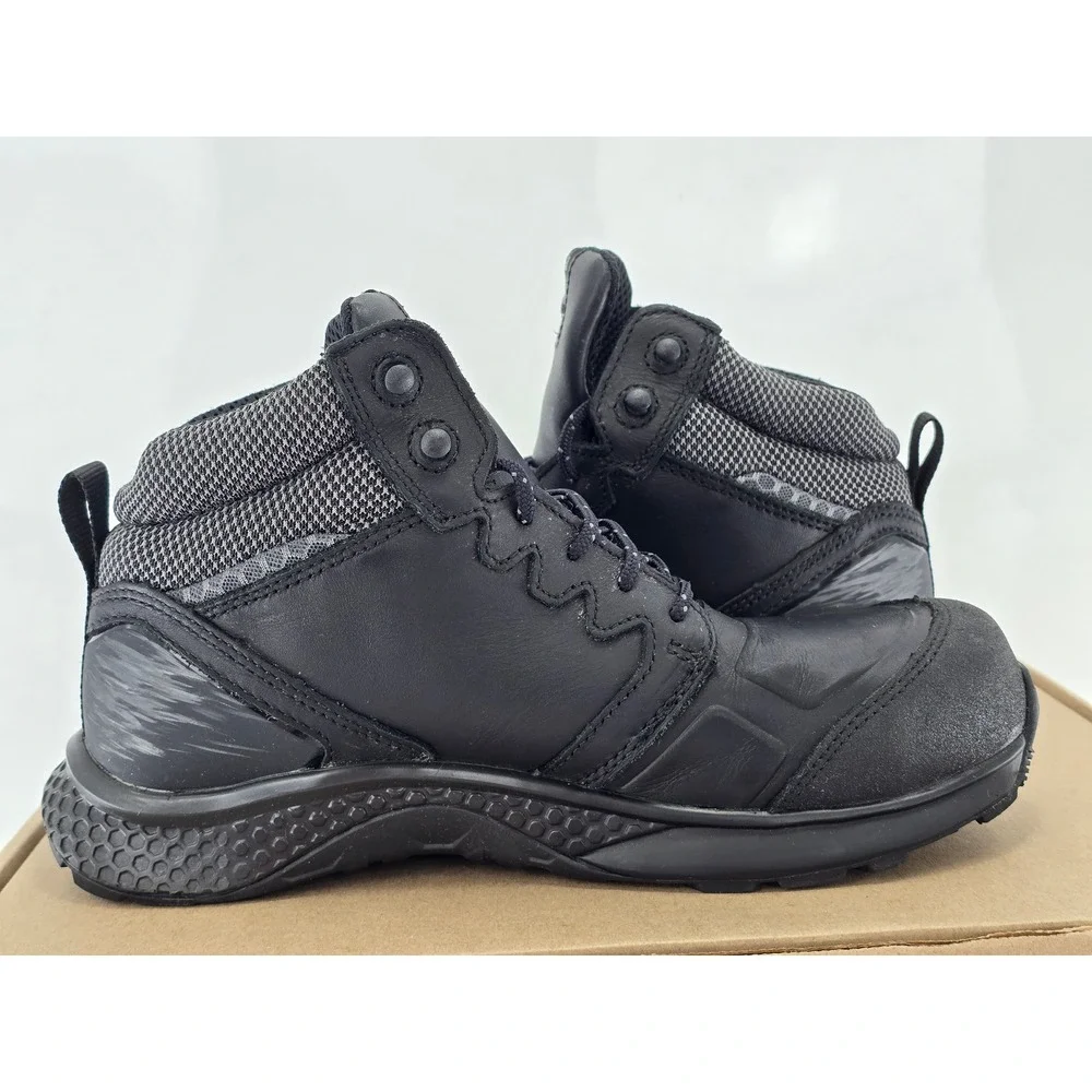 Timberland PRO Reaxion Composite Toe Work Boots Mens 9W Black Waterproof -Good